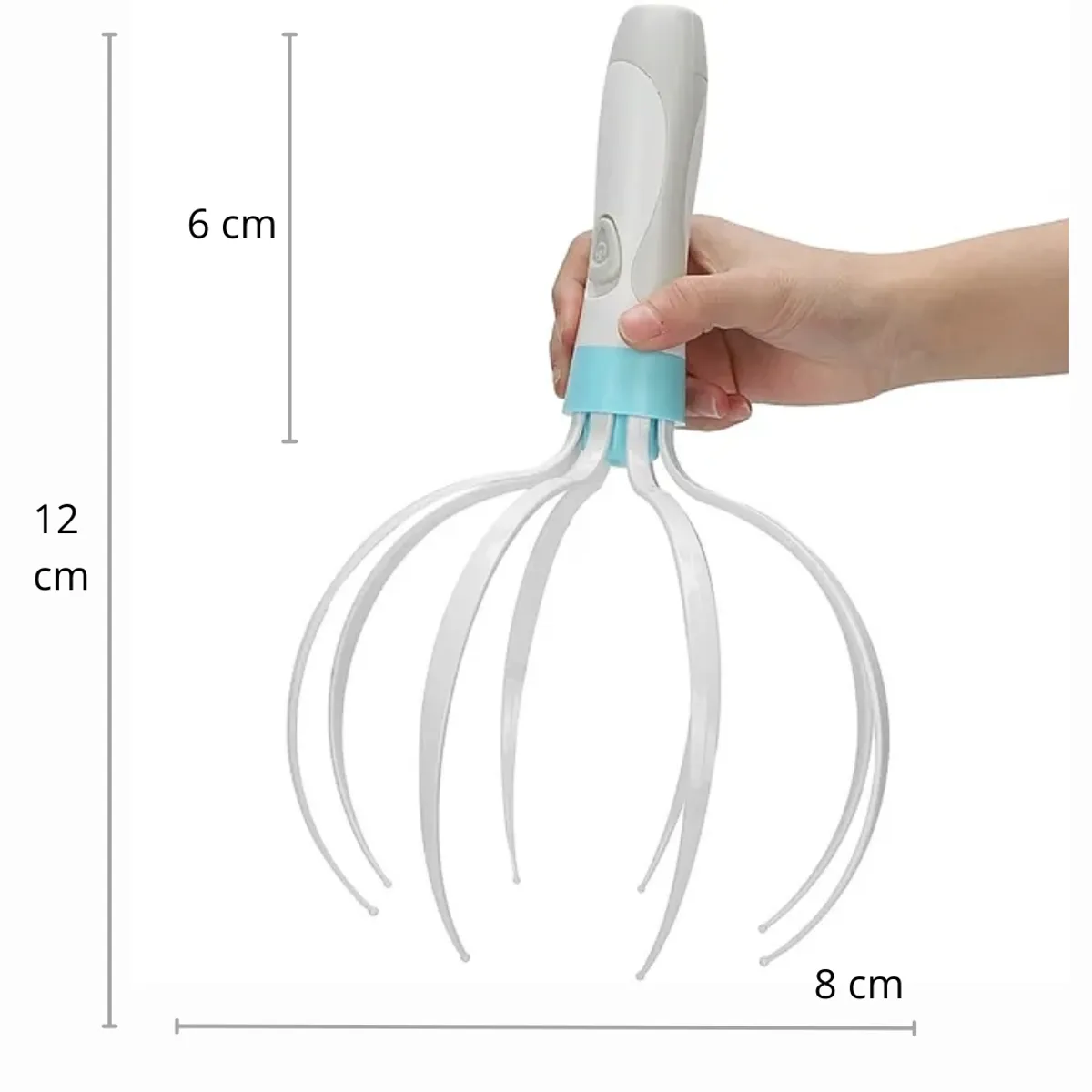 GENERICO - Masajeador eléctrico para cabeza antiestrés crecimiento de cabello