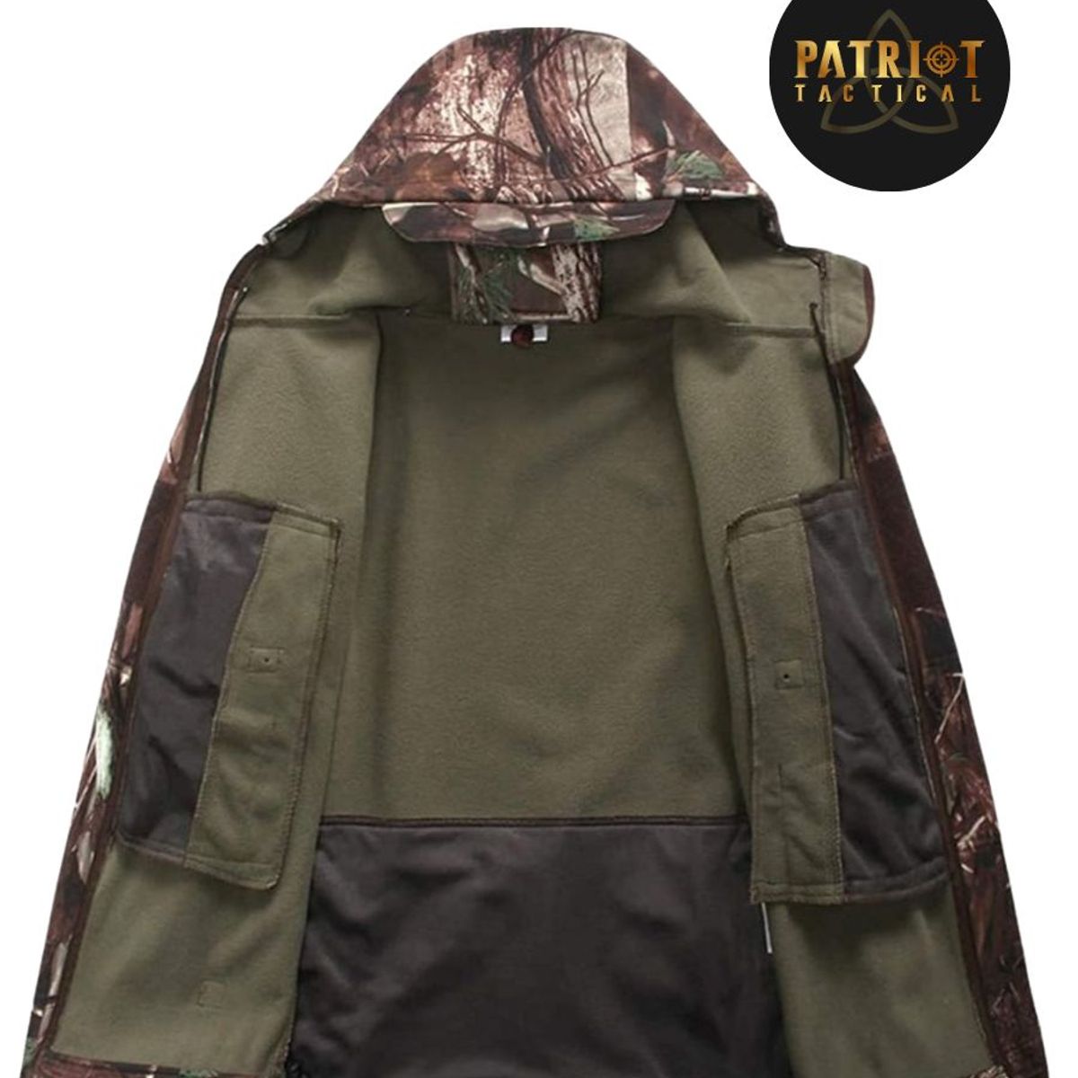 GENERICO - Chaqueta para Hombre de Piel deTtiburón Caza