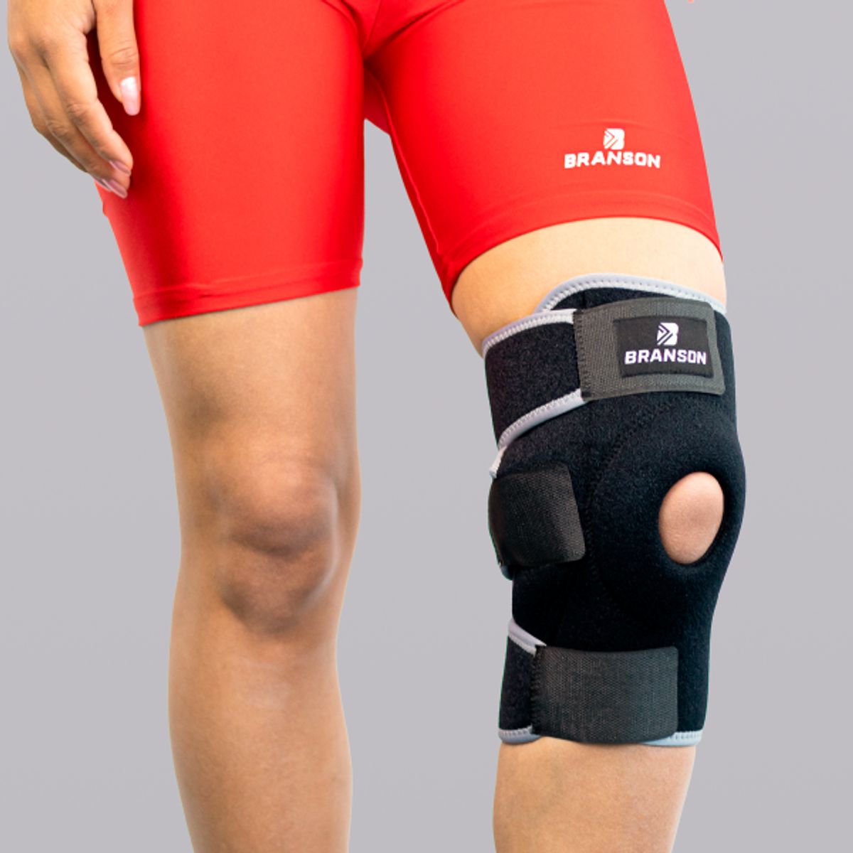 BRANSON - Rodillera Velcro Afelpado Branson