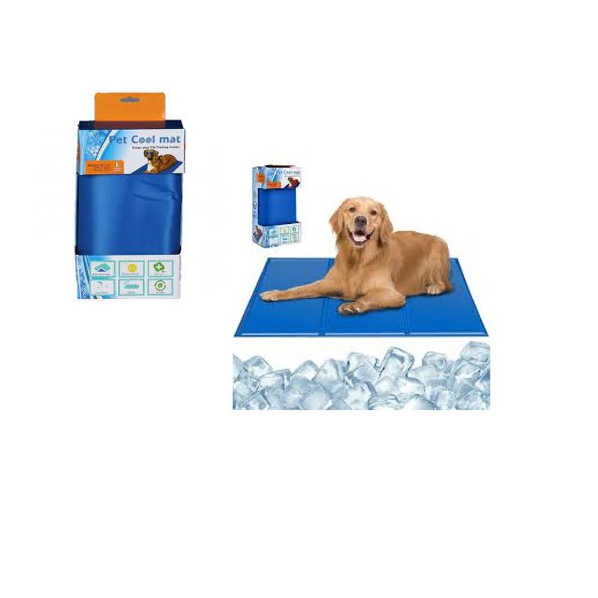 GENERICO - MANTA COLCHONETA REFRESCANTE PARA MASCOTAS PET COOL MAT 50X65