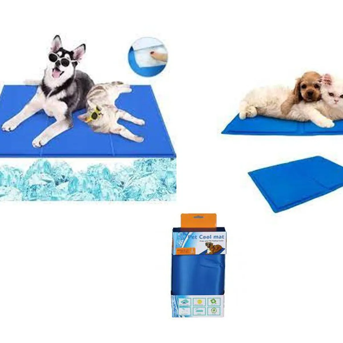 GENERICO - MANTA COLCHONETA REFRESCANTE PARA MASCOTAS PET COOL MAT 50X65
