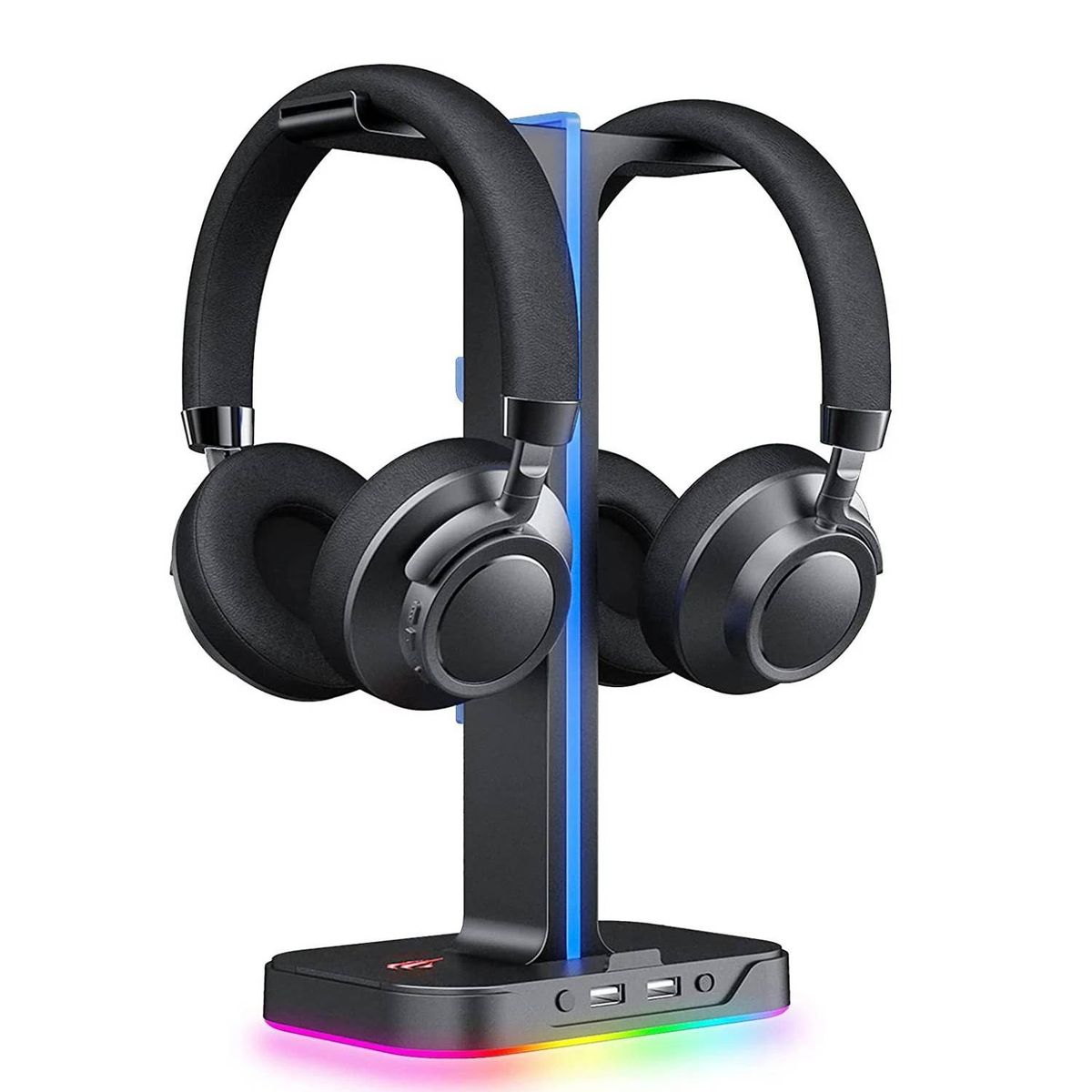 HAVIT - Soporte para Auriculares Havit RGB Doble Suspensión TH650