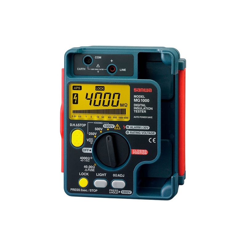 GENERICO - Megometro Dig. 1000 V 4000MΩ MG1000 SANWA