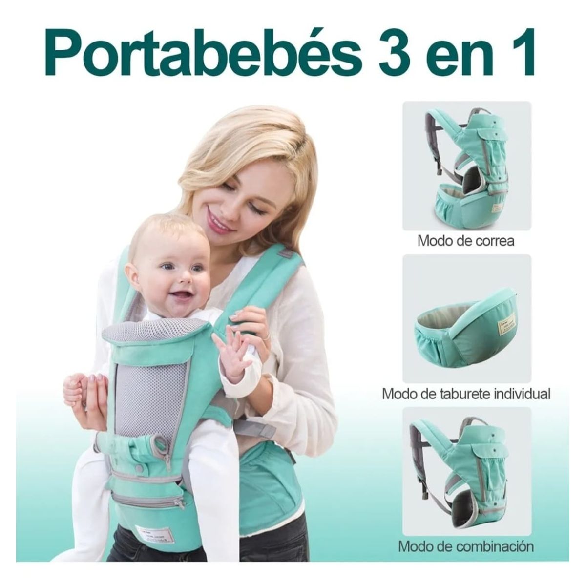 GENERICO - canguro ergonomico de bebe 3en1