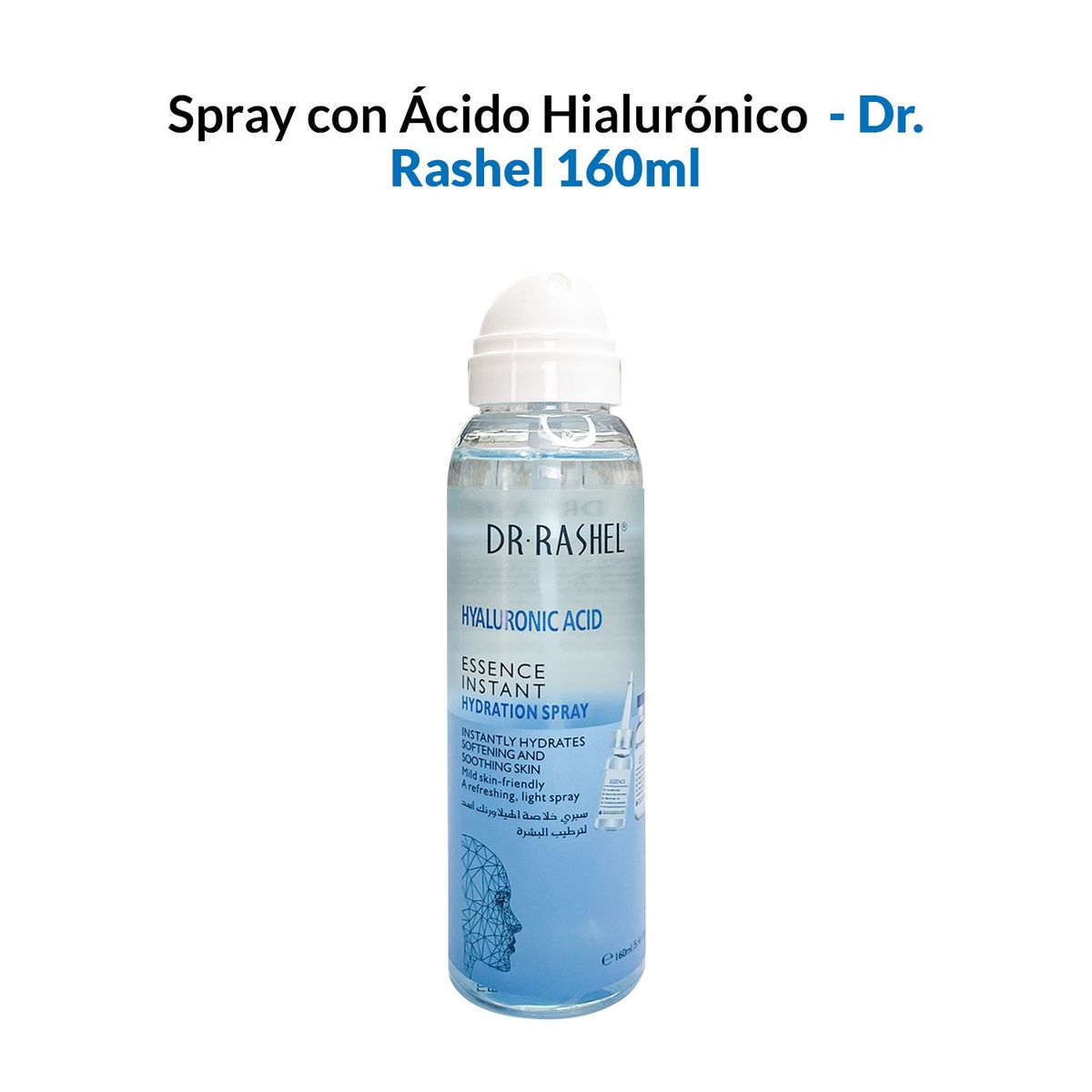 WOKALI - Spray de hidratación instantánea con ácido hialurónico 160ml