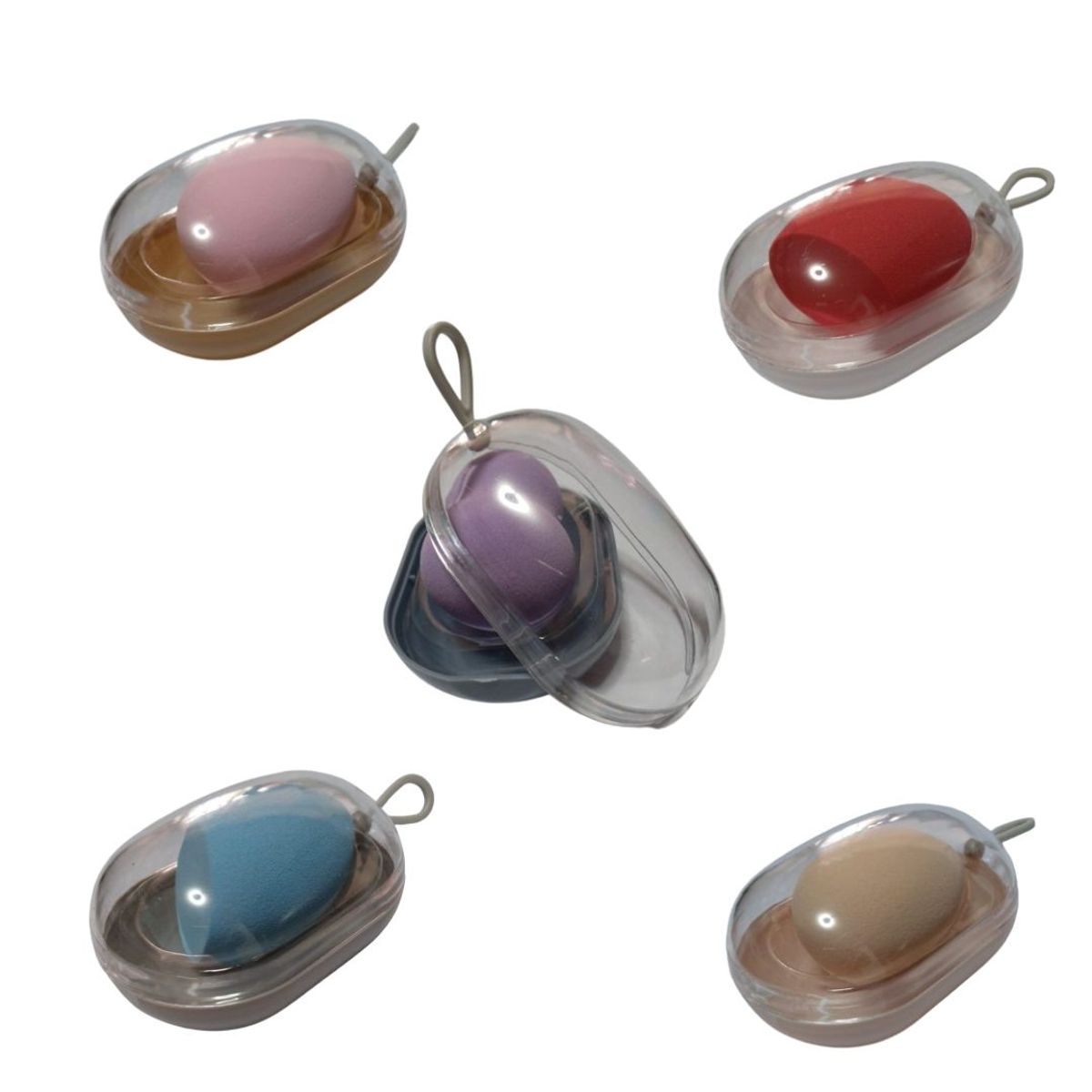 GENERICO - beauty blender 2x1 con protector