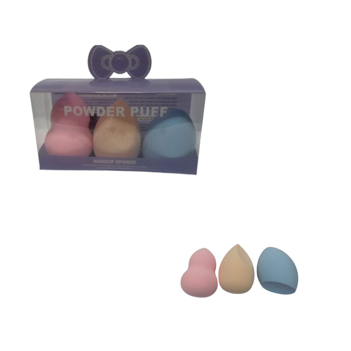 GENERICO - beauty blender 3 unidades