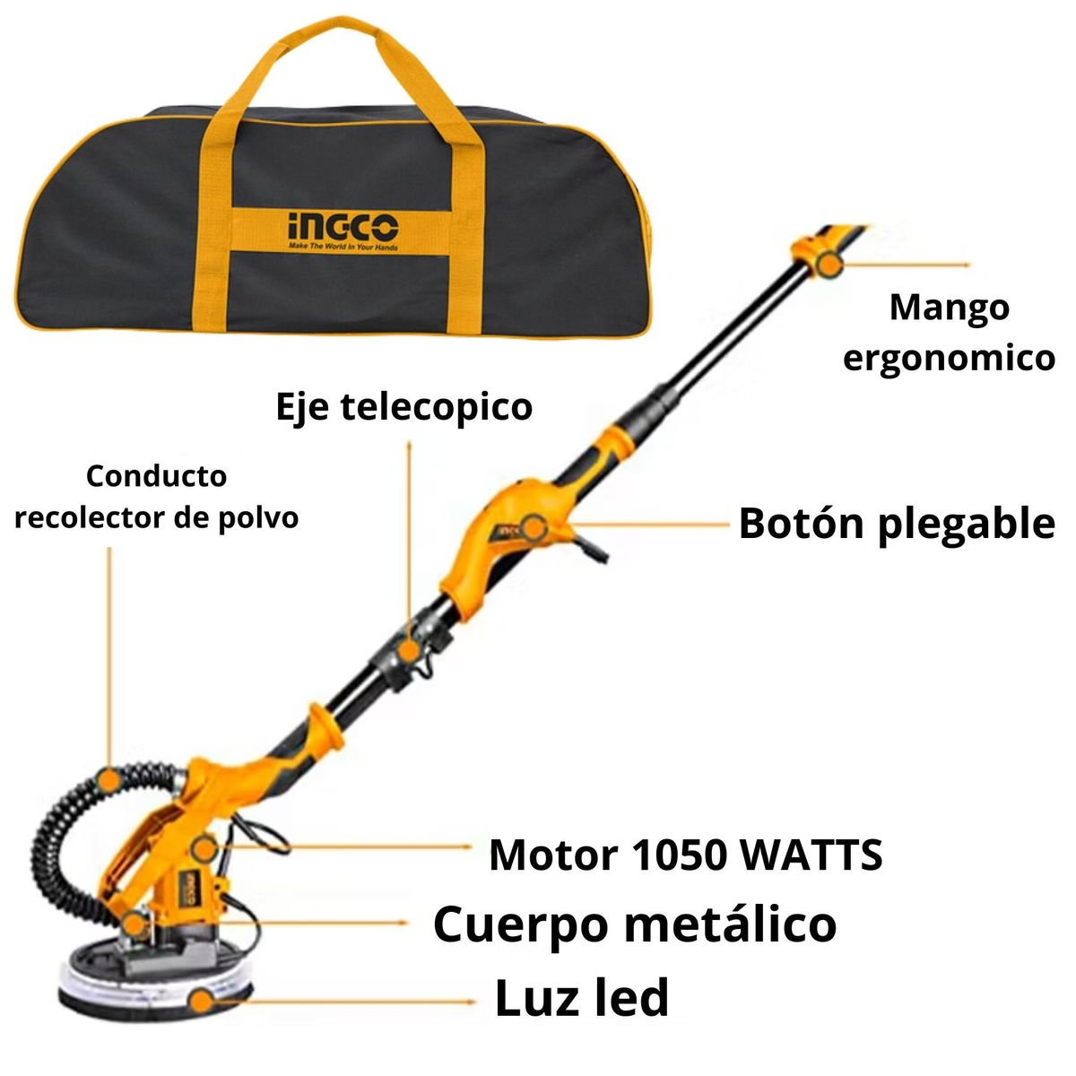 TRUPER - KIT RODILLO PARA PINTAR LIJADORA DE PARED Y TECHO FINO ACABADO