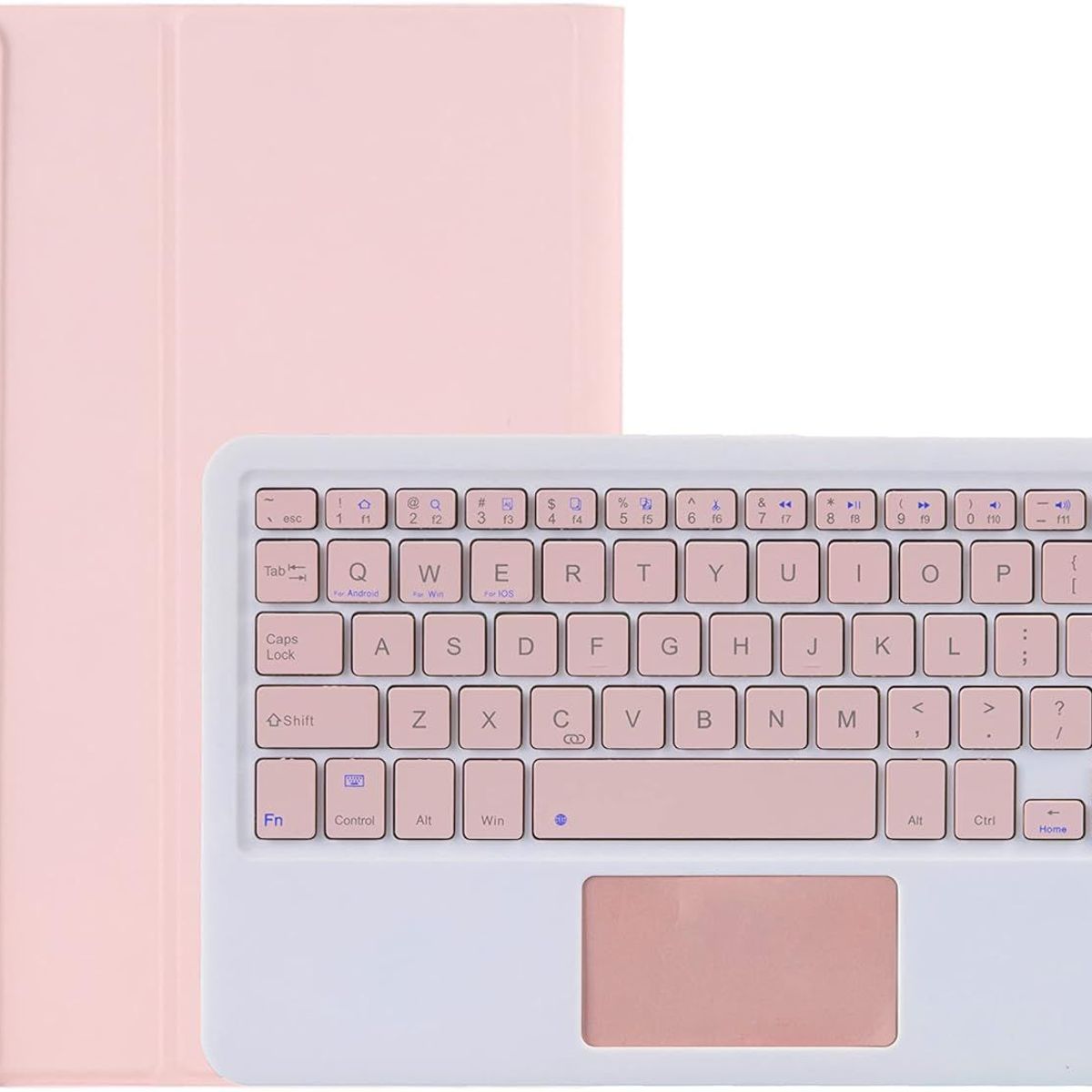 GENERICO - Funda con Teclado Bluetooth para Tablet Lenovo P11 2da gen 11,5 Rosado