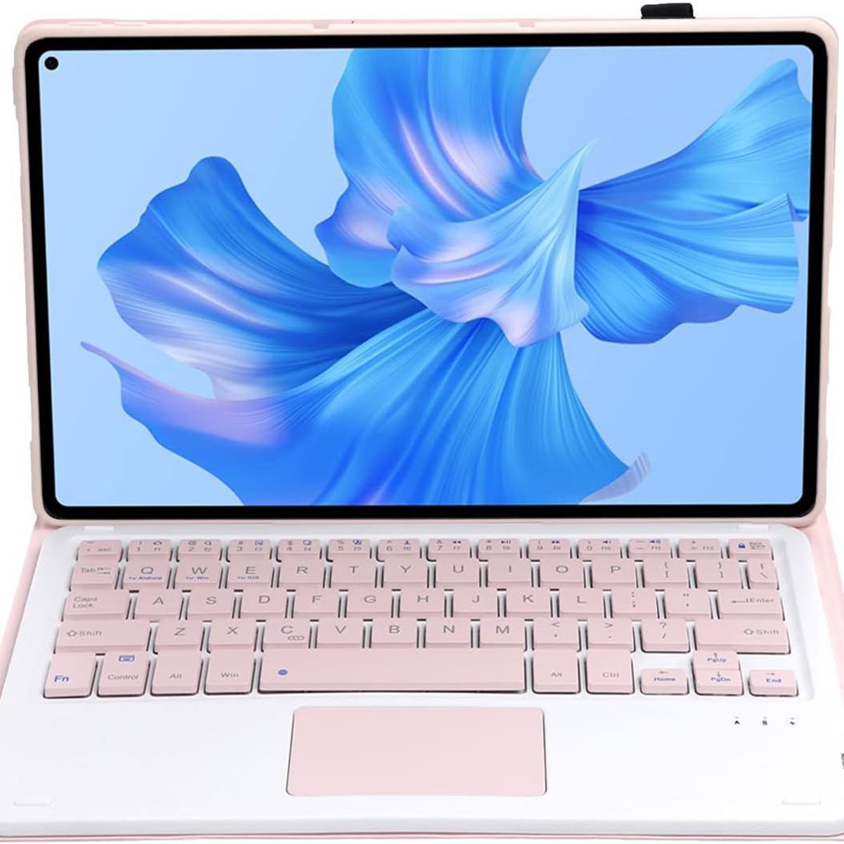 GENERICO - Funda con Teclado Bluetooth para Tablet Lenovo P11 2da gen 11,5 Rosado