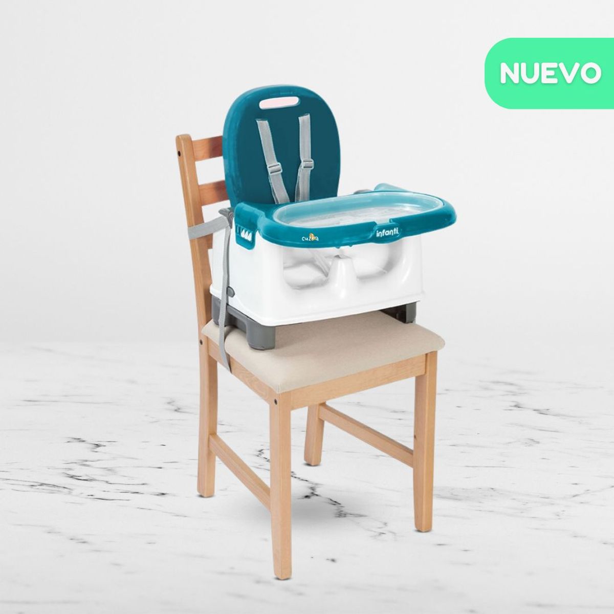 INFANTI - Silla de Comer Portátil para Bebé «MILA» Blue