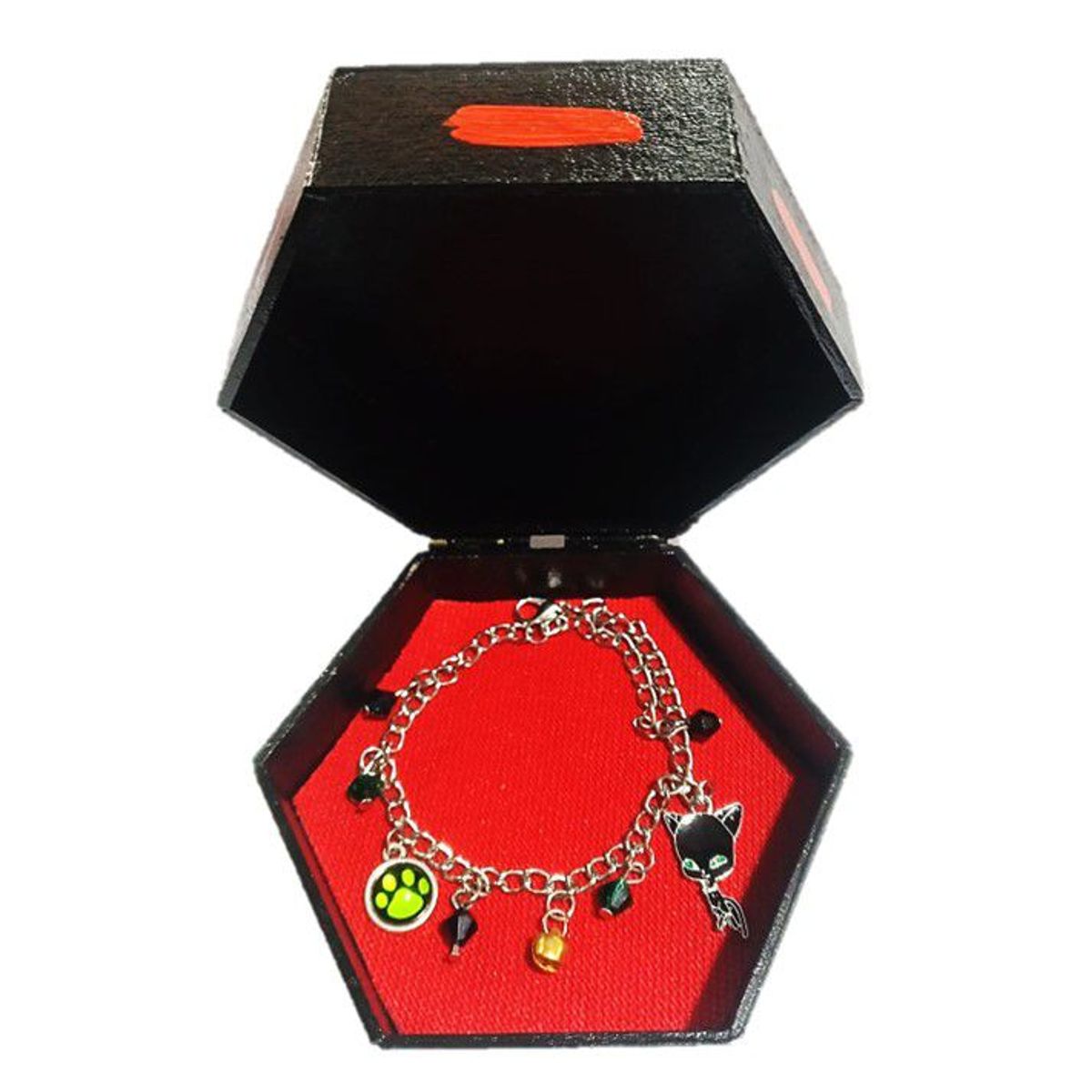 GENERICO - PULSERA CATNOIR Y CAJA INDIVIDUAL MIRACULUS LADYBUG