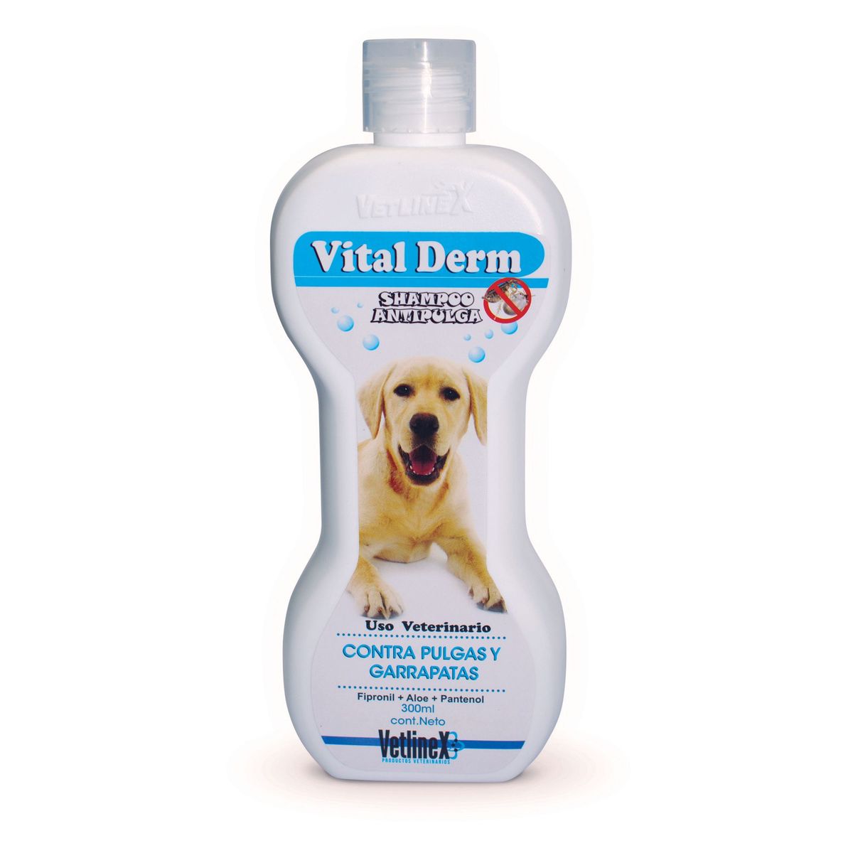 VETLINEX - SHAMPOO PARA PERRROS VETLINEX VITALDERM ANTIPULGAS 300 ML