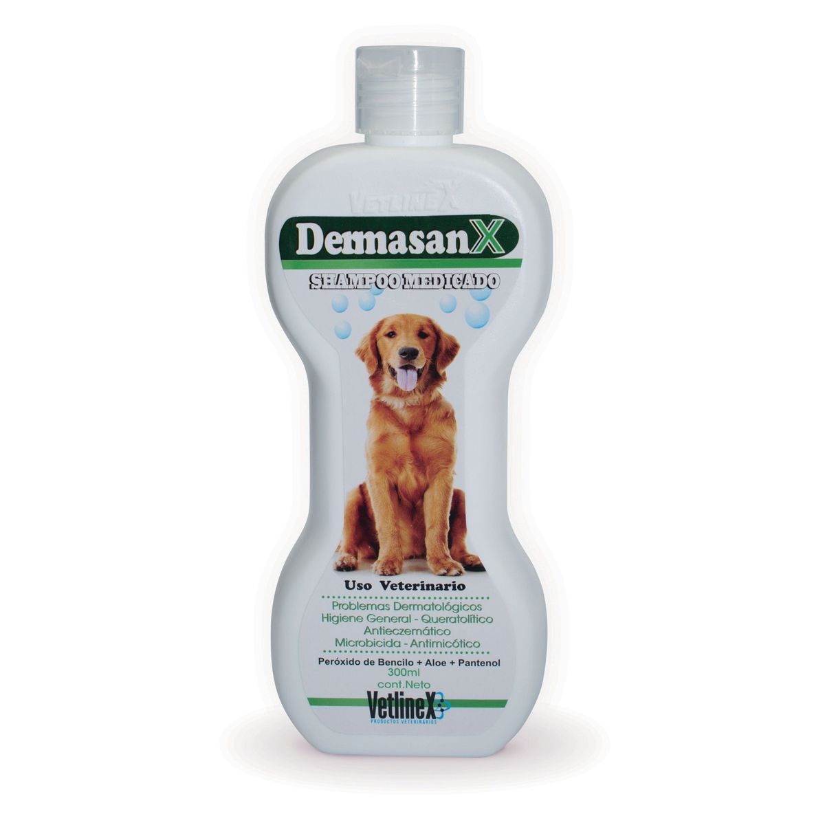 VETLINEX - SHAMPOO MEDICADO PARA PERROS VETLINEX DERMASAN X 300 ML