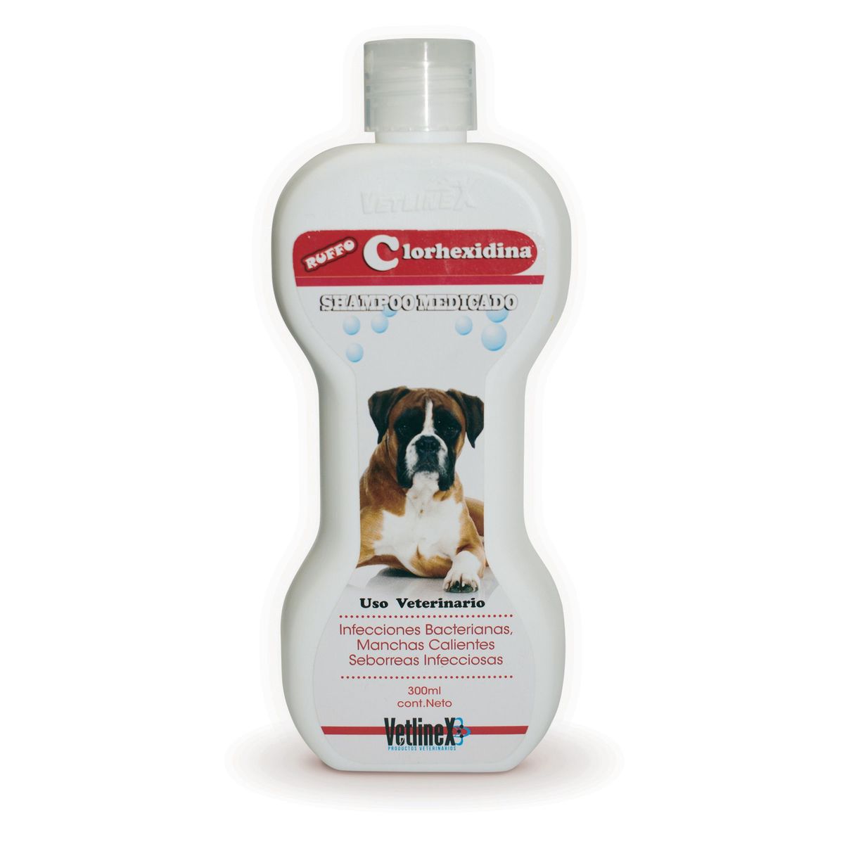 VETLINEX - SHAMPOO MEDICADO PARA MASCOTAS VETLINEX CLORHEXIDINA 300 ML