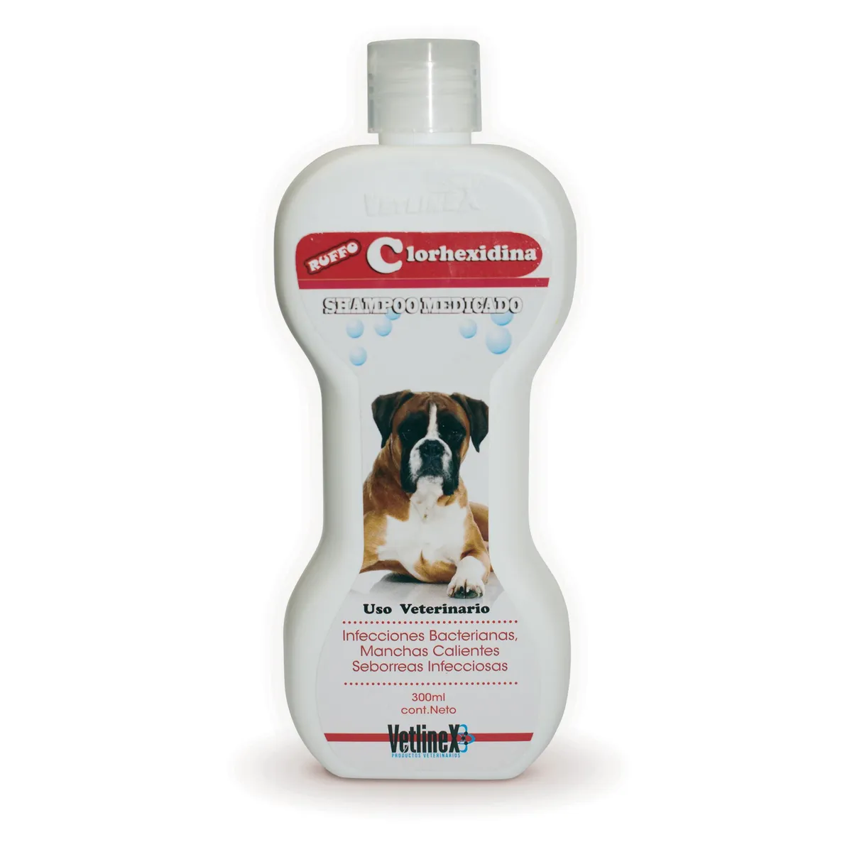 VETLINEX - SHAMPOO MEDICADO PARA MASCOTAS VETLINEX CLORHEXIDINA 300 ML