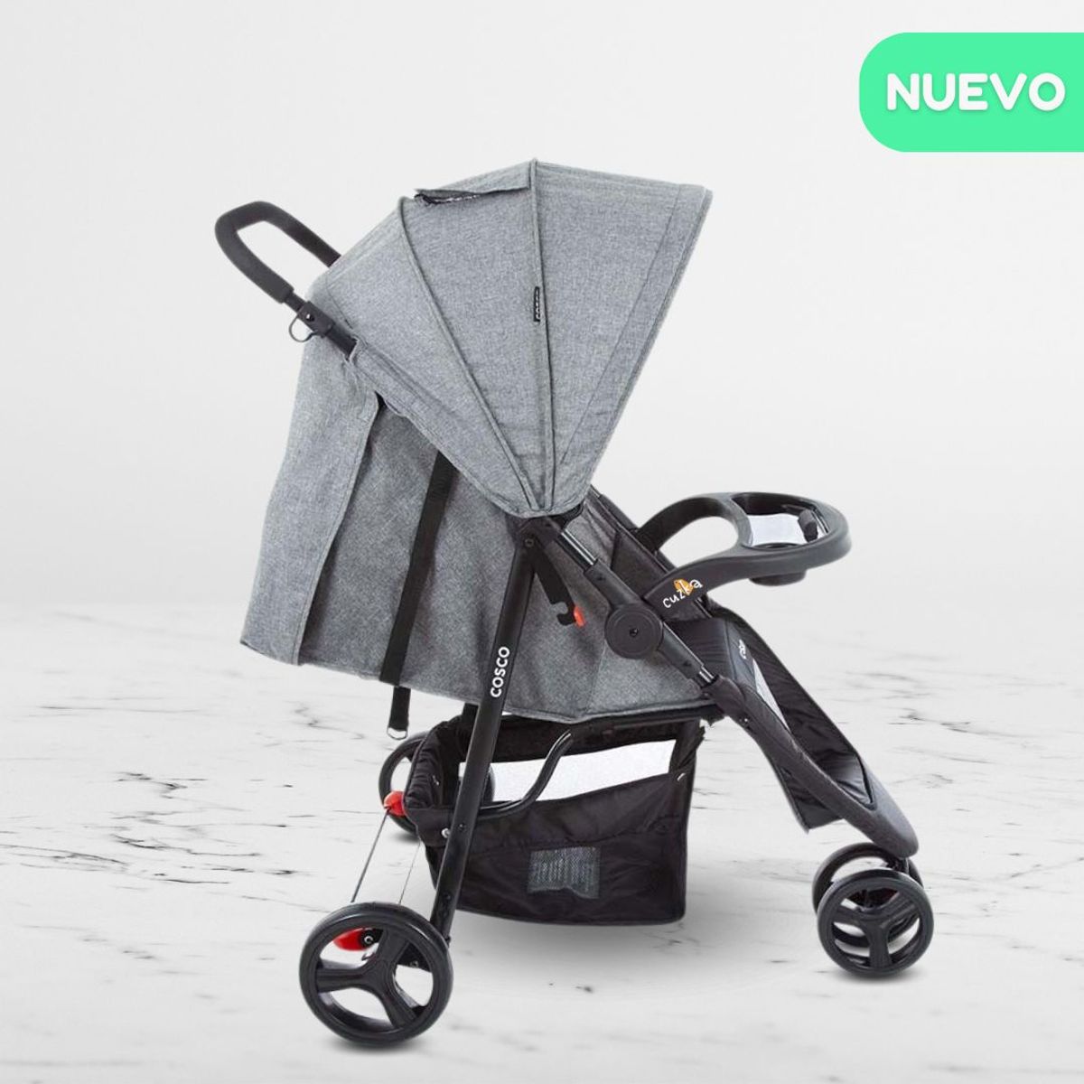 COSCO - Coche de Paseo Travel Sistem »JETTY V2» Gray