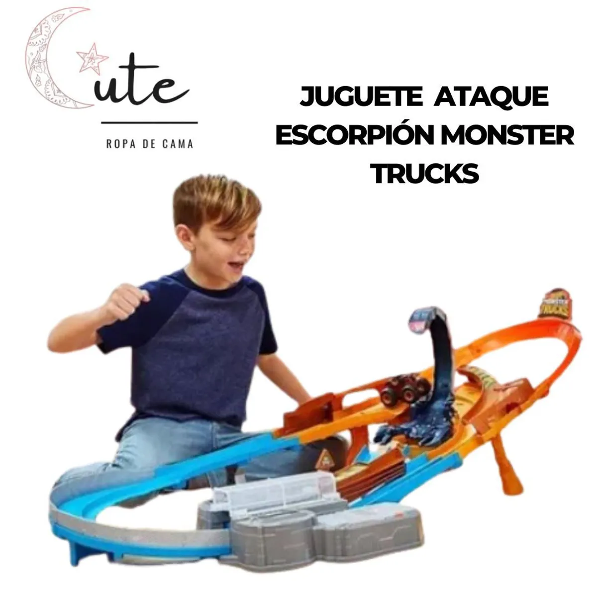 HOT WHEELS - JUGUETE ATAQUE DEL ESCORPIÓN MONSTER TRUCKS