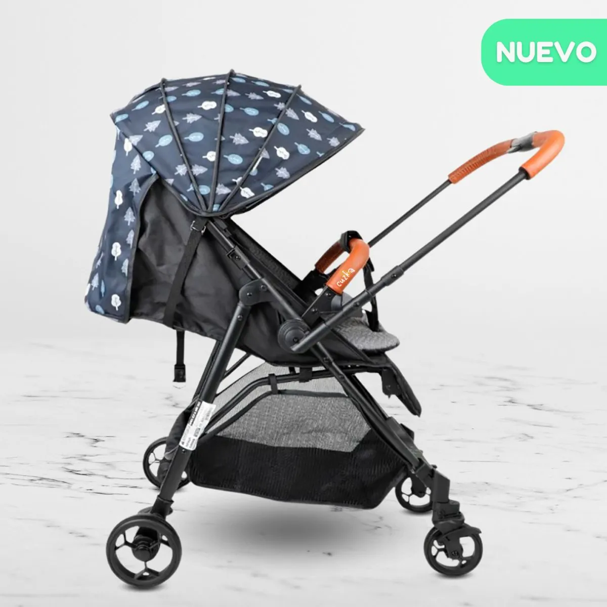 INFANTI - Coche Cuna de Paseo para Bebés «FOREST» Blue