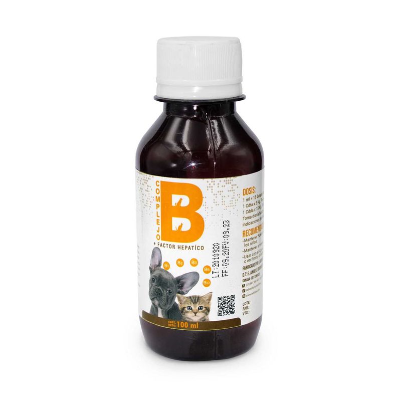 VETLINEX - COMPLEJO B  FACTOR HEPATICO JARABE MULTIVITAMINICO