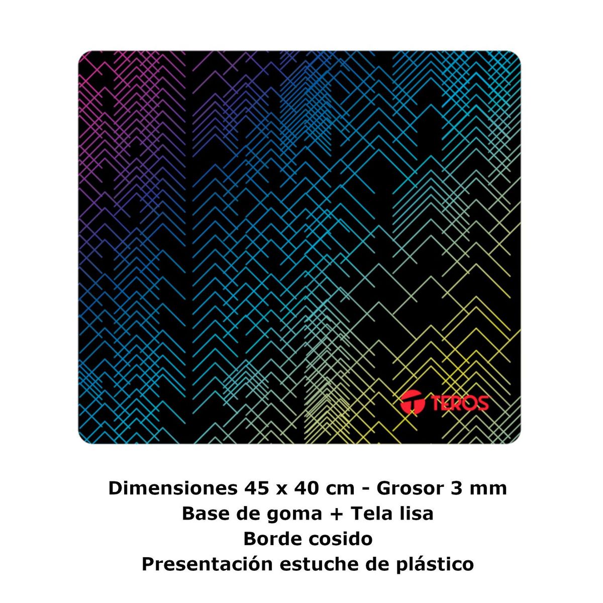 TEROS - Mouse Pad Teros TE5152N Gamer Multicolor