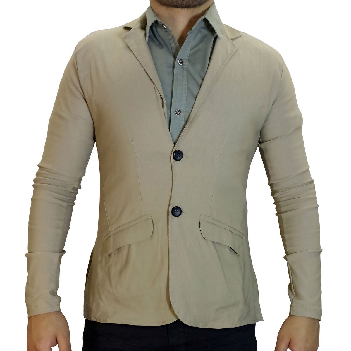 GENERICO - Blazer Hombre Denz - Beige