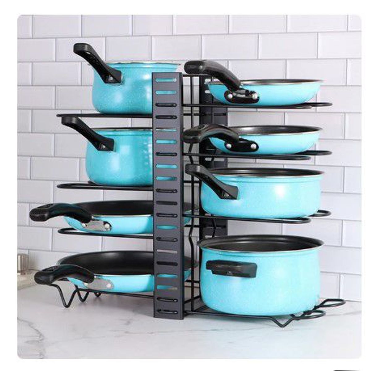 GENERICO - Organizador sartenes ollas.Moda kawaii 2024