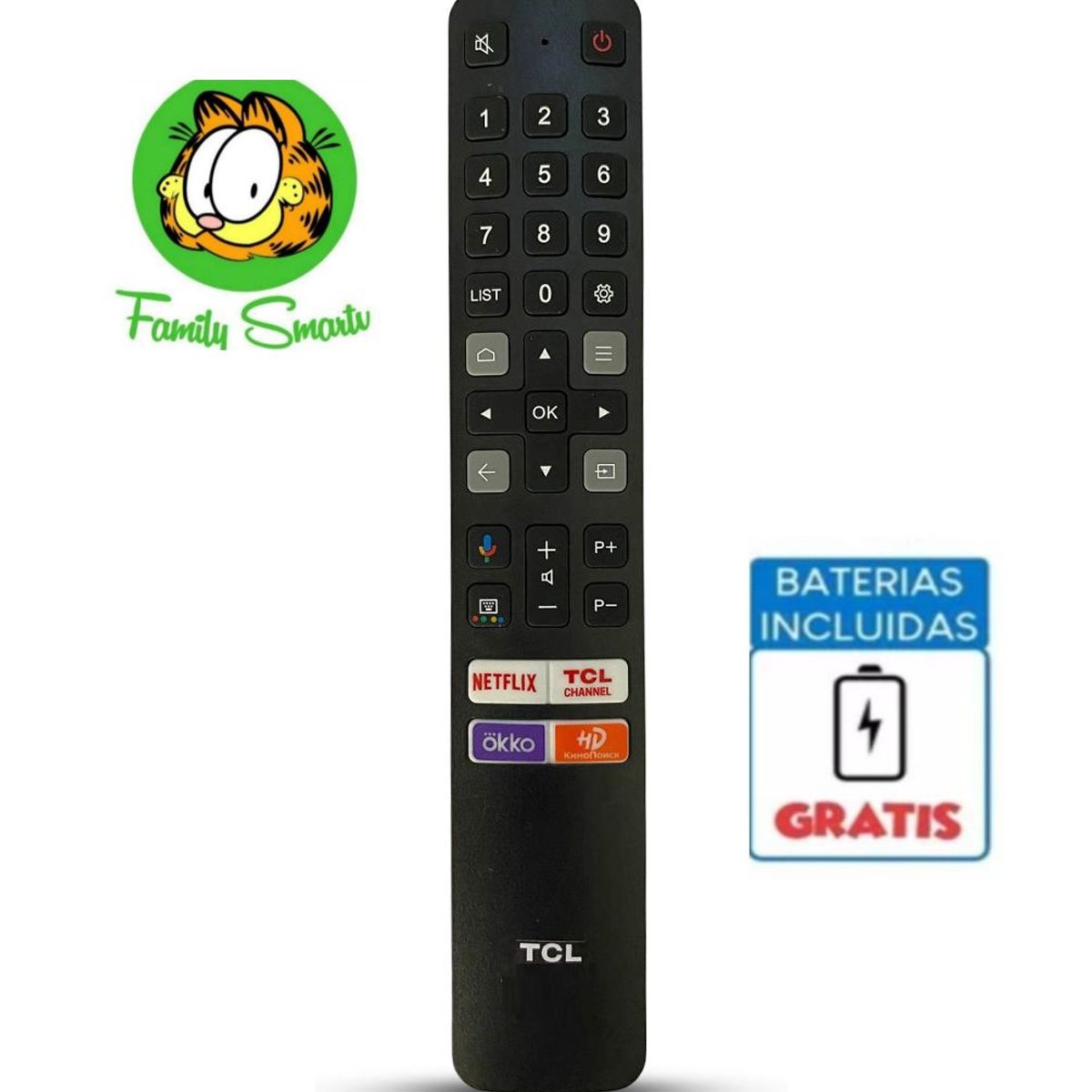 UNIVERSAL - Control Remoto Tcl Generico Smart Modelo FMR8