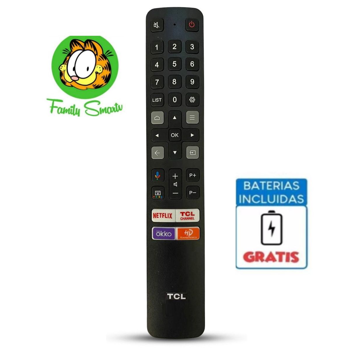 UNIVERSAL - Control Remoto Tcl Generico Smart Modelo FMR8
