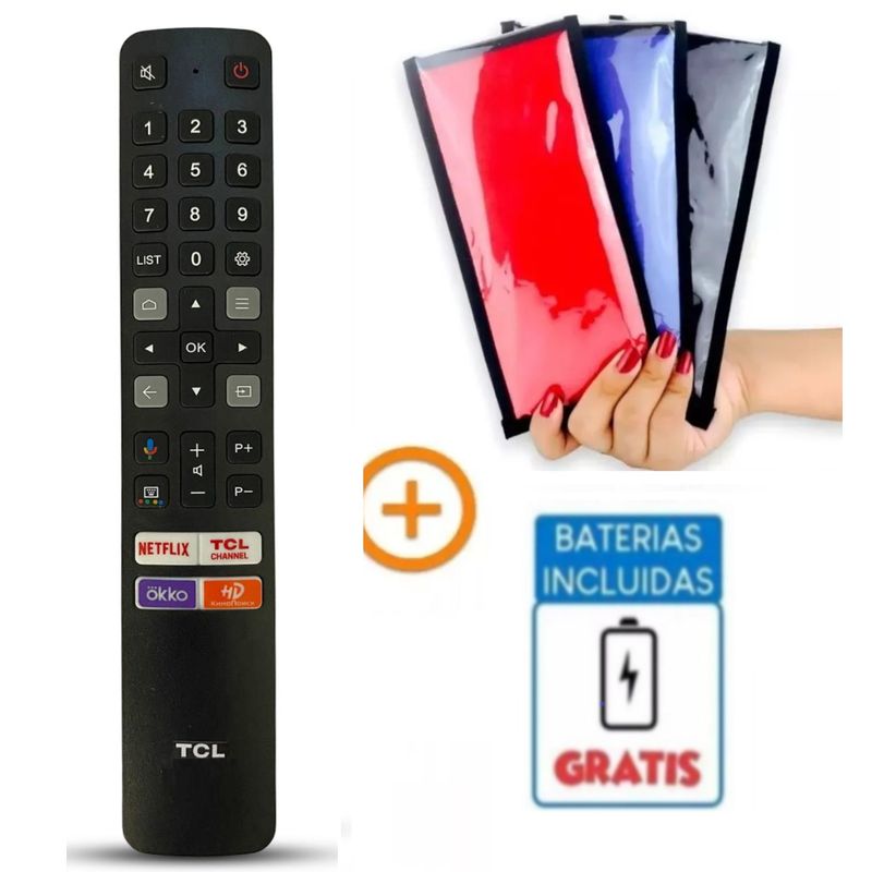 UNIVERSAL - Control Remoto Tcl Generico Smart Modelo FMR8  Funda