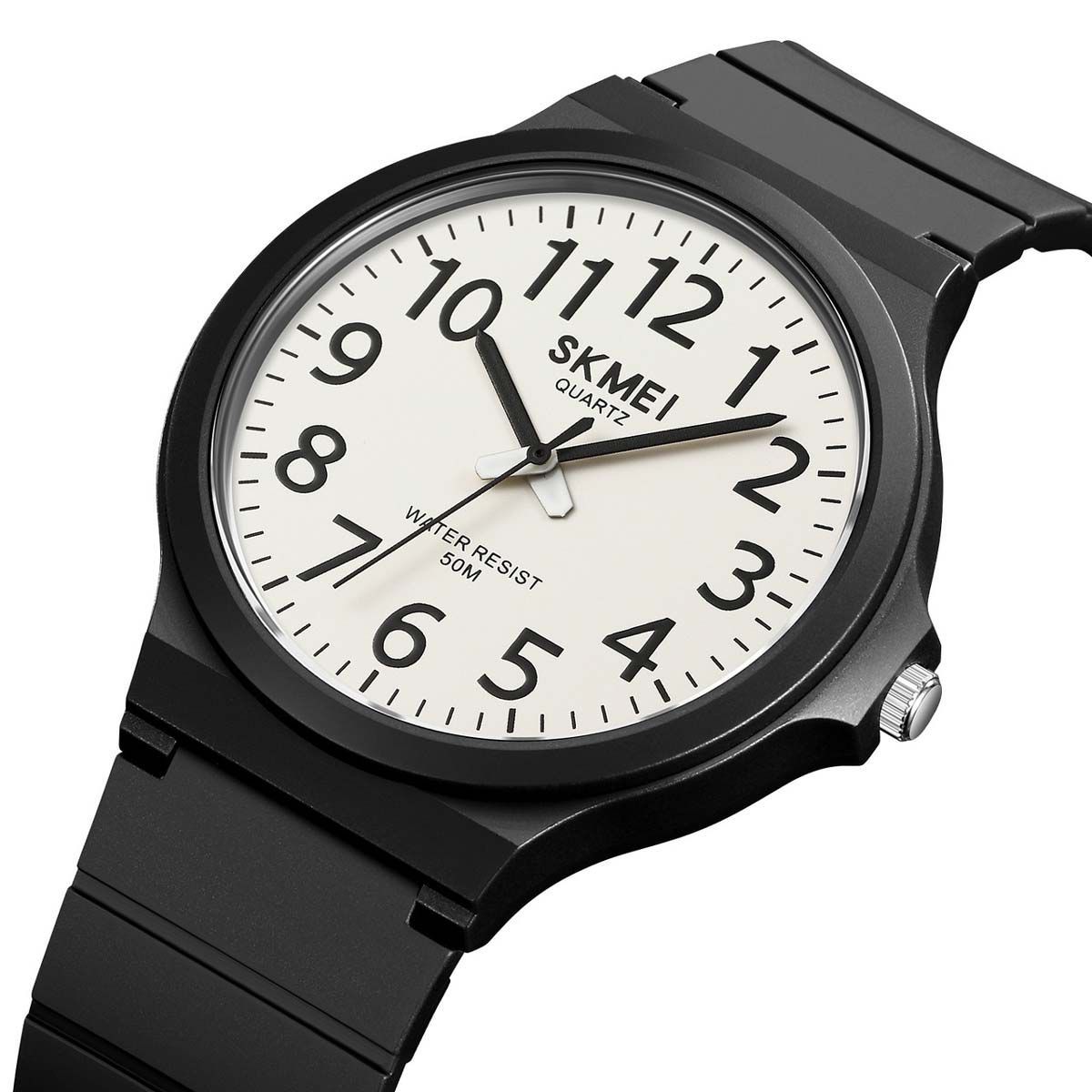 SKMEI - Reloj SKMEI Classic 2108 Analógico Cuarzo - Blanco - Negro