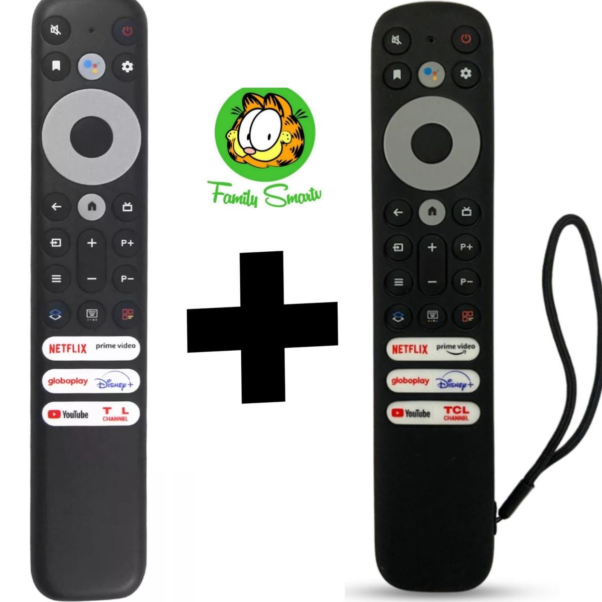 UNIVERSAL - Control remoto de para TV inteligente TCL RC902V  Funda Negra