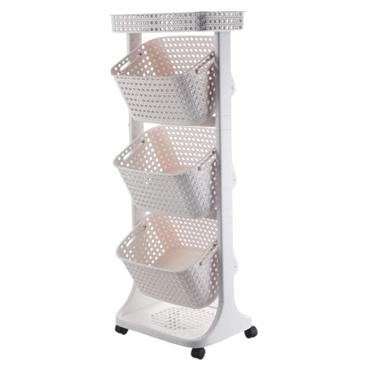 GENERICO - CESTA ORGANIZADOR MULTIFUNCIONAL DE 3 NIVELES