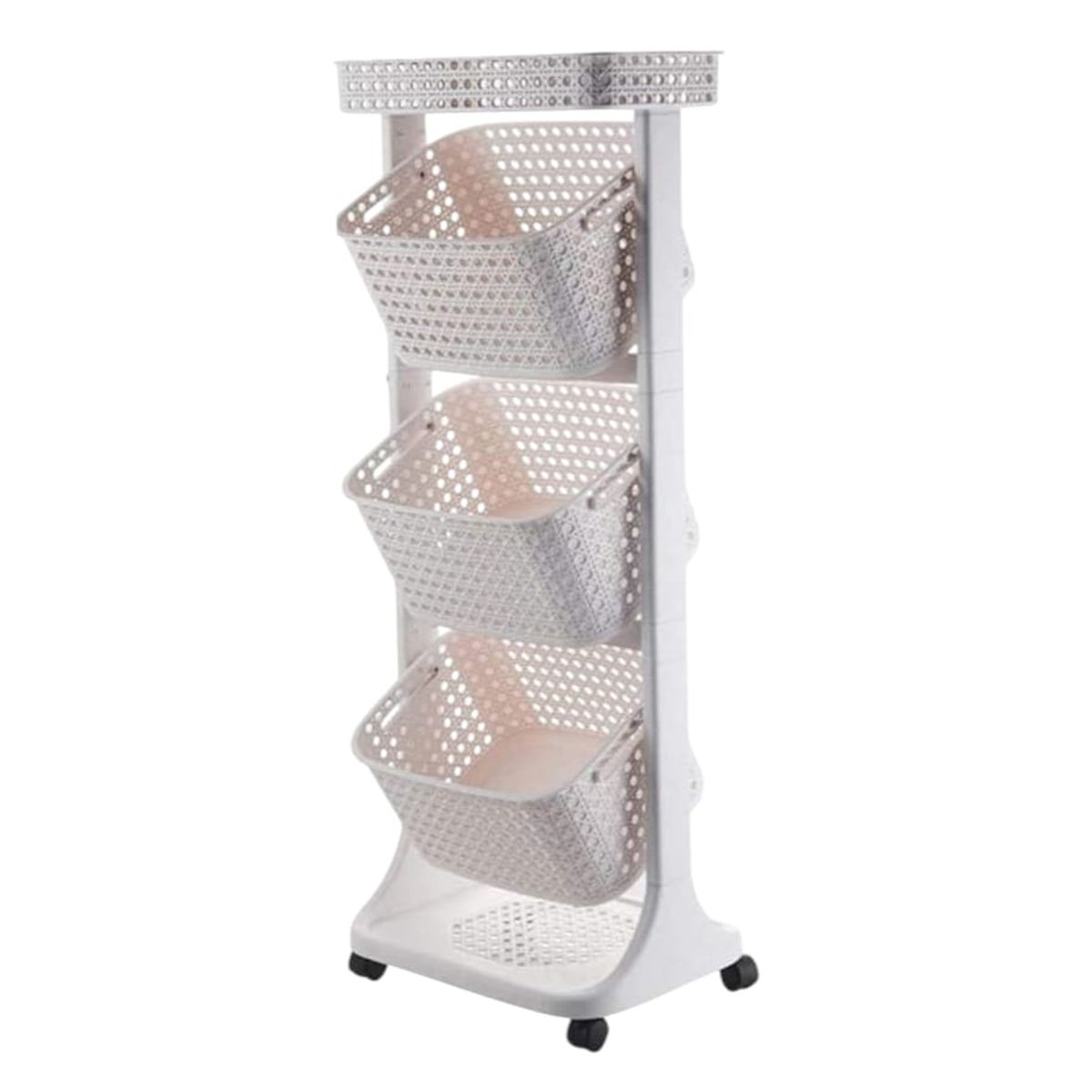 GENERICO - CESTA ORGANIZADOR MULTIFUNCIONAL DE 3 NIVELES