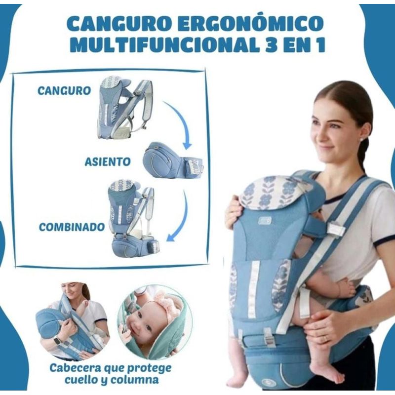 GENERICO - CANGURO ERGONOMICO MULTIFUNCIONAL