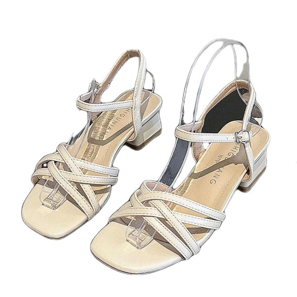 BLWOENS - Sandalia semi formal mujer