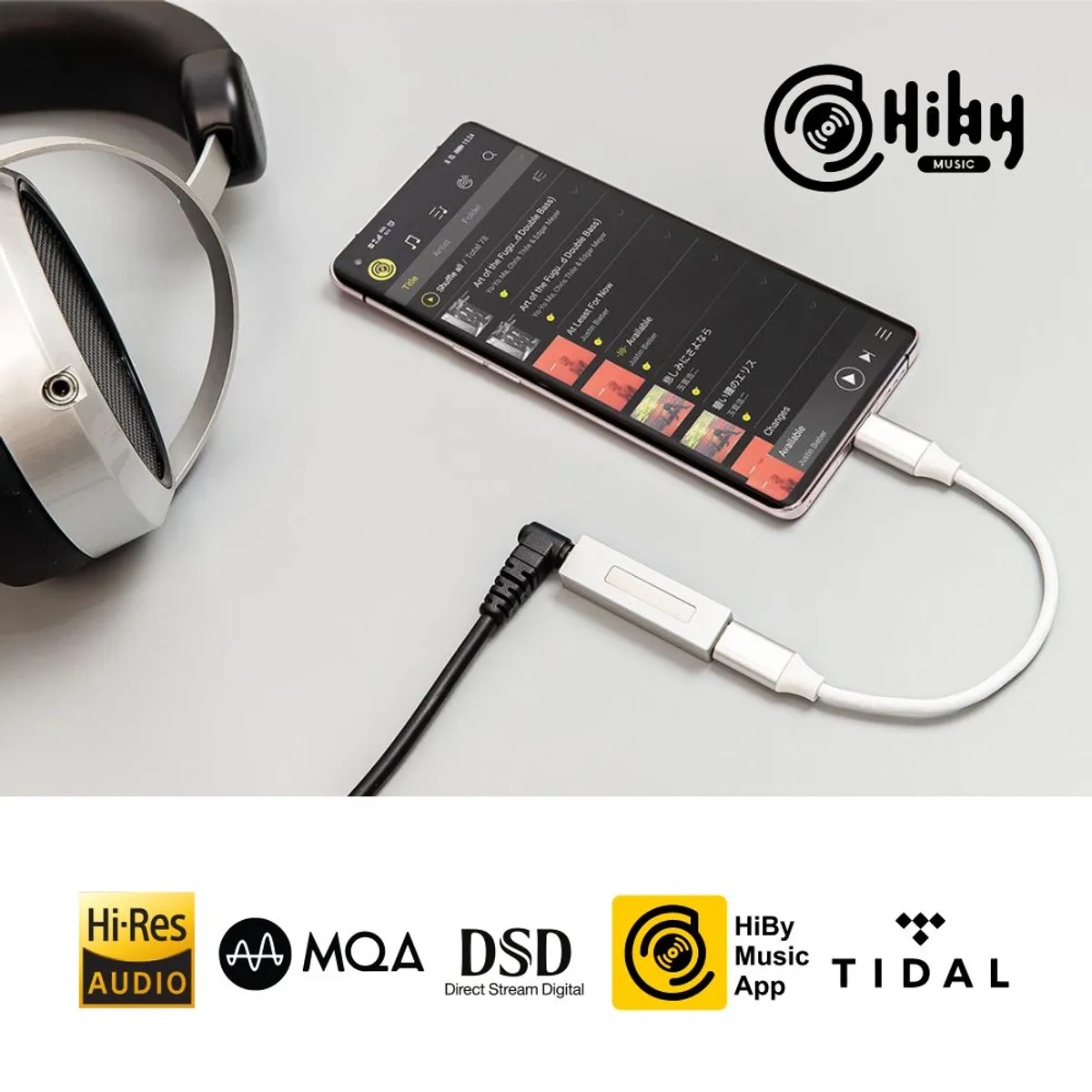 GENERICO - HiBy FC3 DAC amplificador portátil dongle Hi-Res MQA