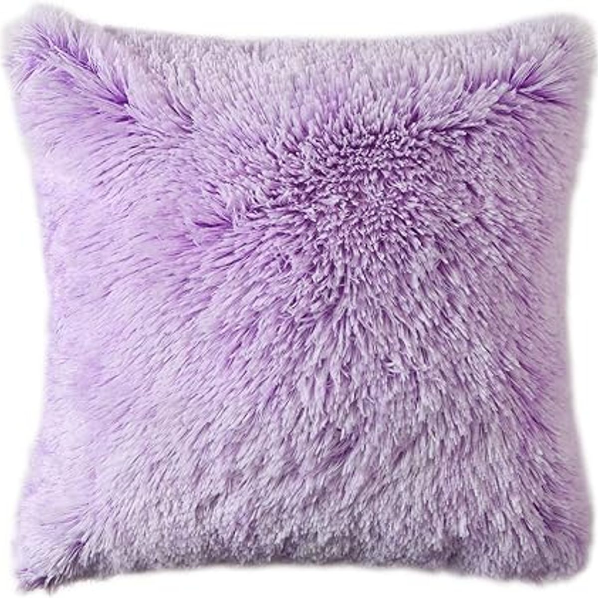 GENERICO - COJIN CUADRADO PELO LARGO 35X35 LILA