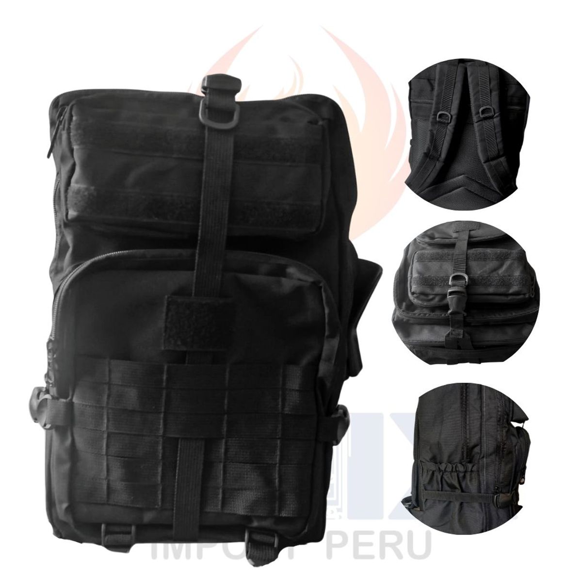 GENERICO - Mochila Táctica Tipo Militar Grande De 45 Litros Camping M1