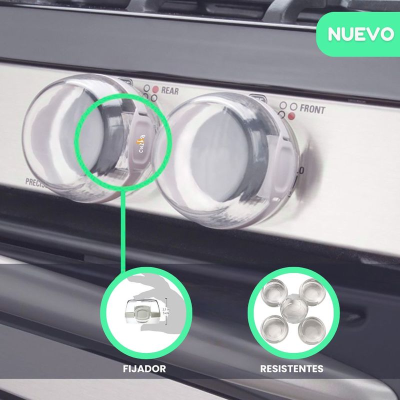 SAFETY 1ST - Cubreperillas para Cocina «CLEAR VIEW»