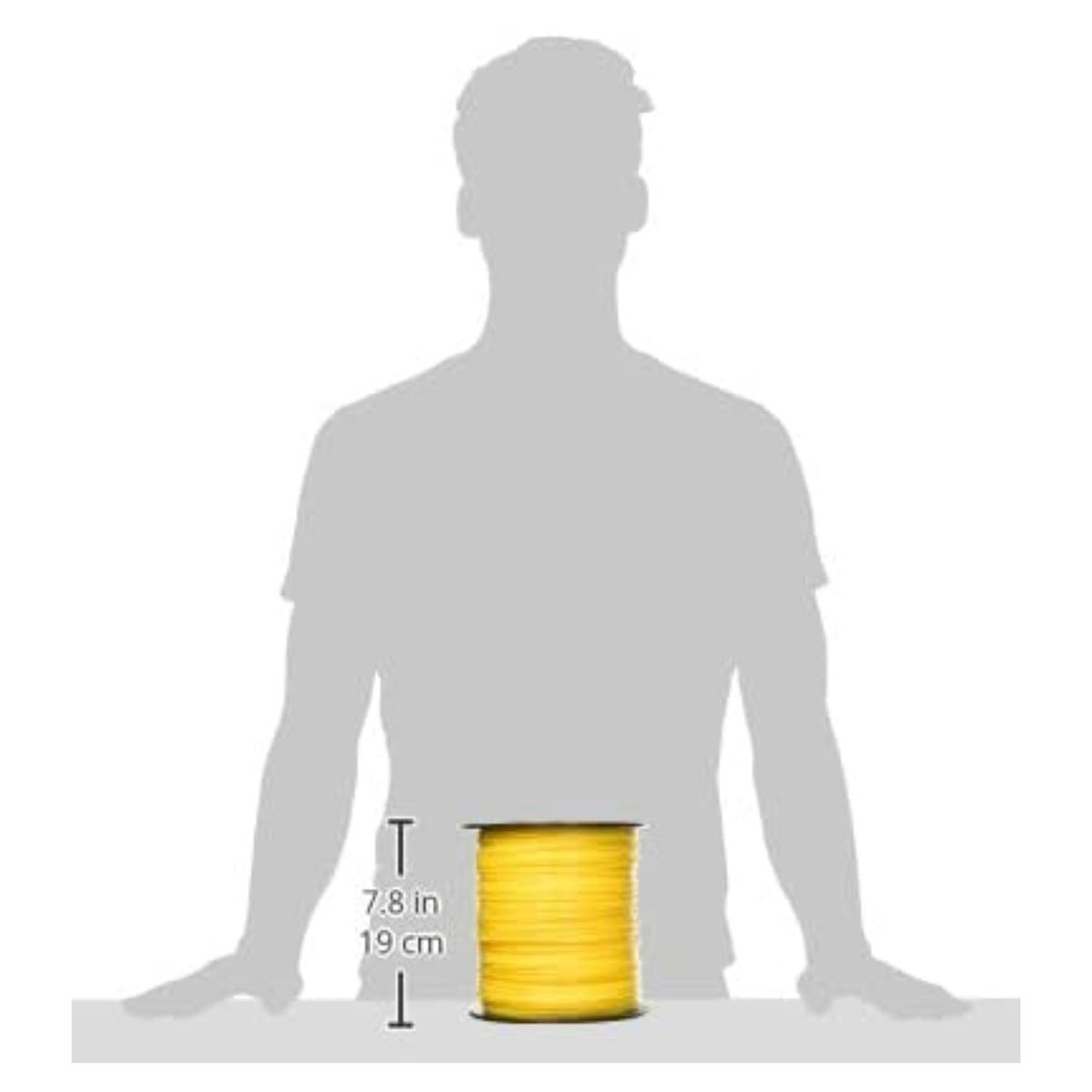 TRUPER - Hilo para desmalezadora desbrozadora podadora 3.3 mm x 237 m, Truper