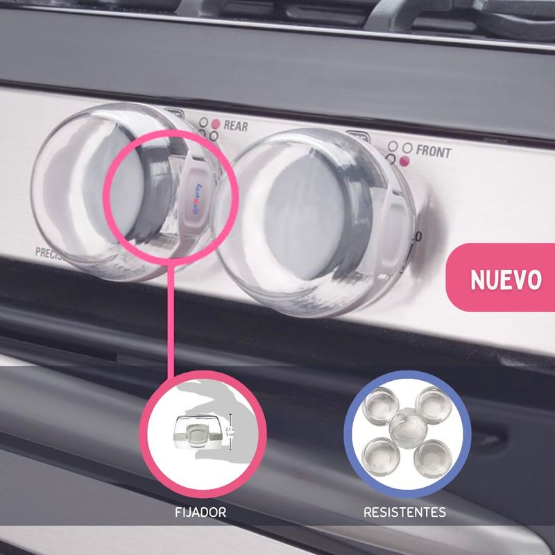 SAFETY 1ST - Cubreperillas para Cocina «CLEAR VIEW»
