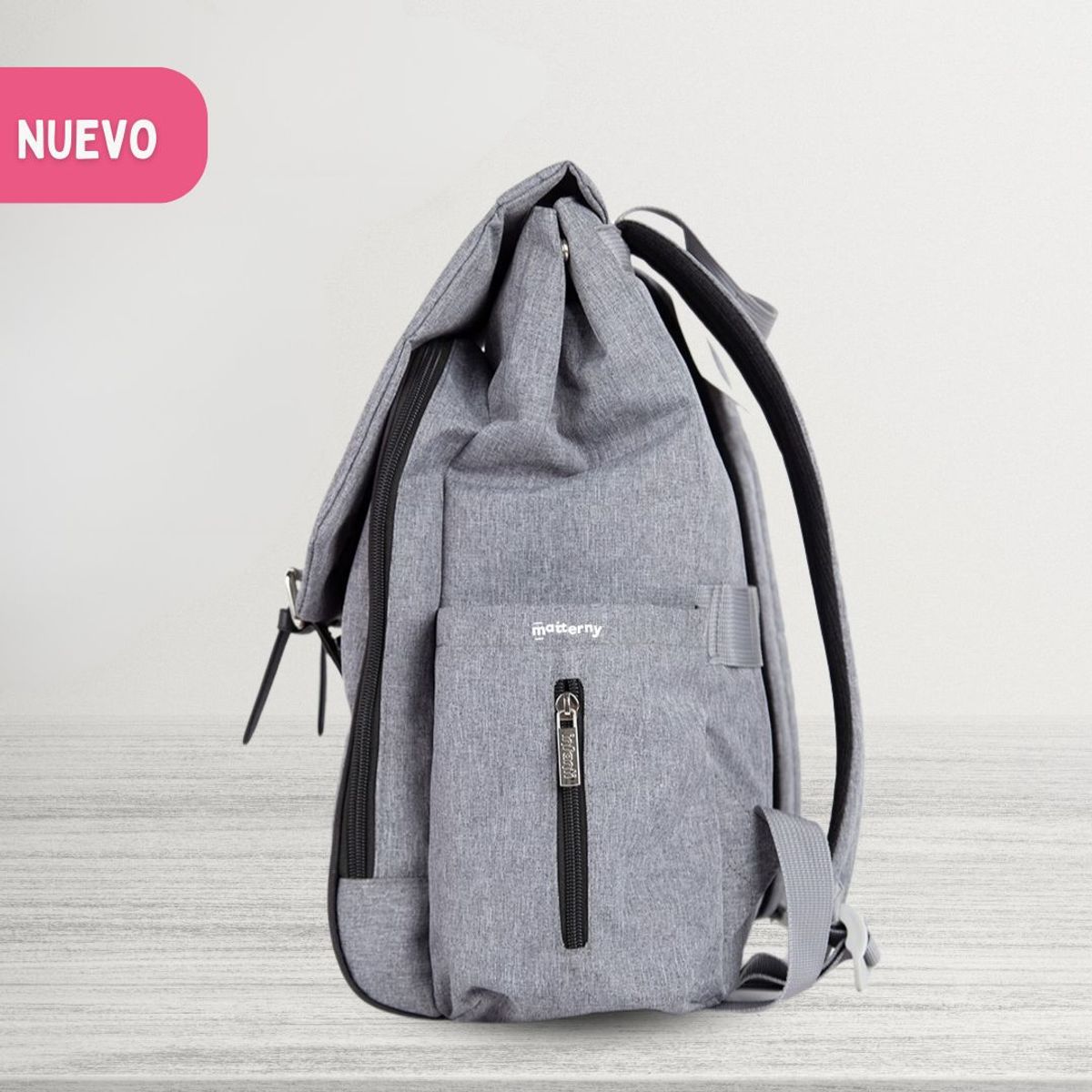 INFANTI - Mochila Pañalera «MATERNAL ASPEN» Gray