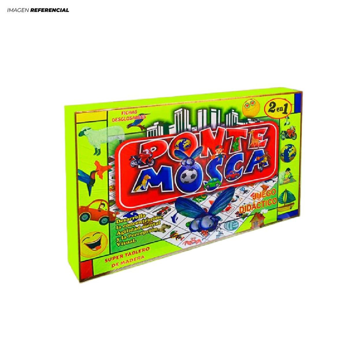 GENERICO - Juego De Mesa Ponte Mosca 2 en 1