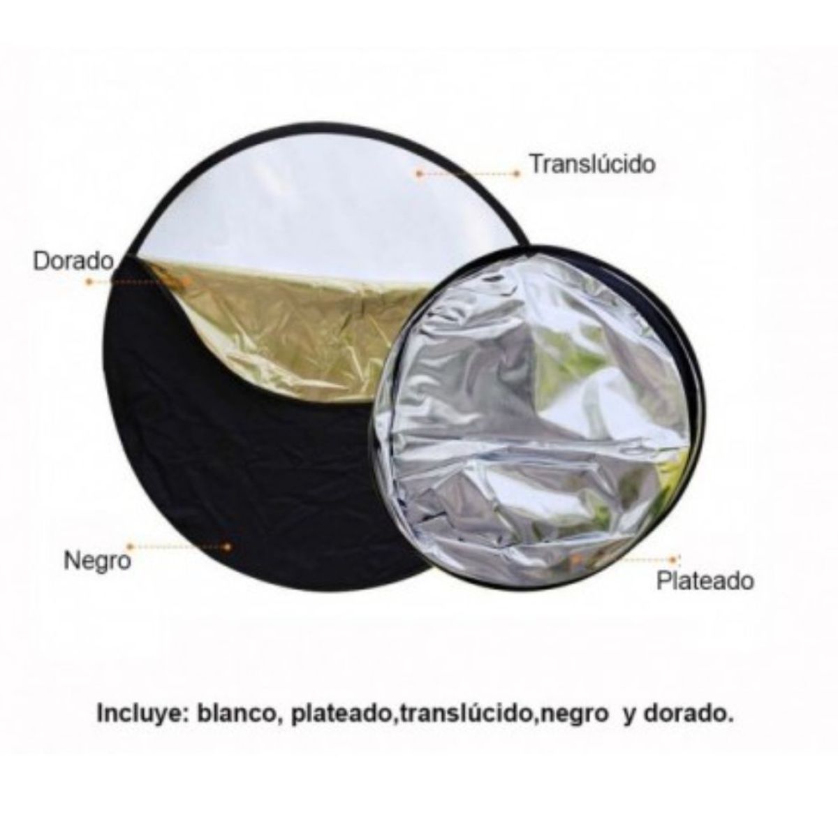 INTERLUD - Rebotador de Luz 5 en 1 de 110cm Interlud FYI260021