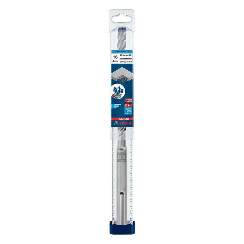 BOSCH - Broca SDS Max-8X 16x200x340 mm Bosch Expert 2608.900.214-000