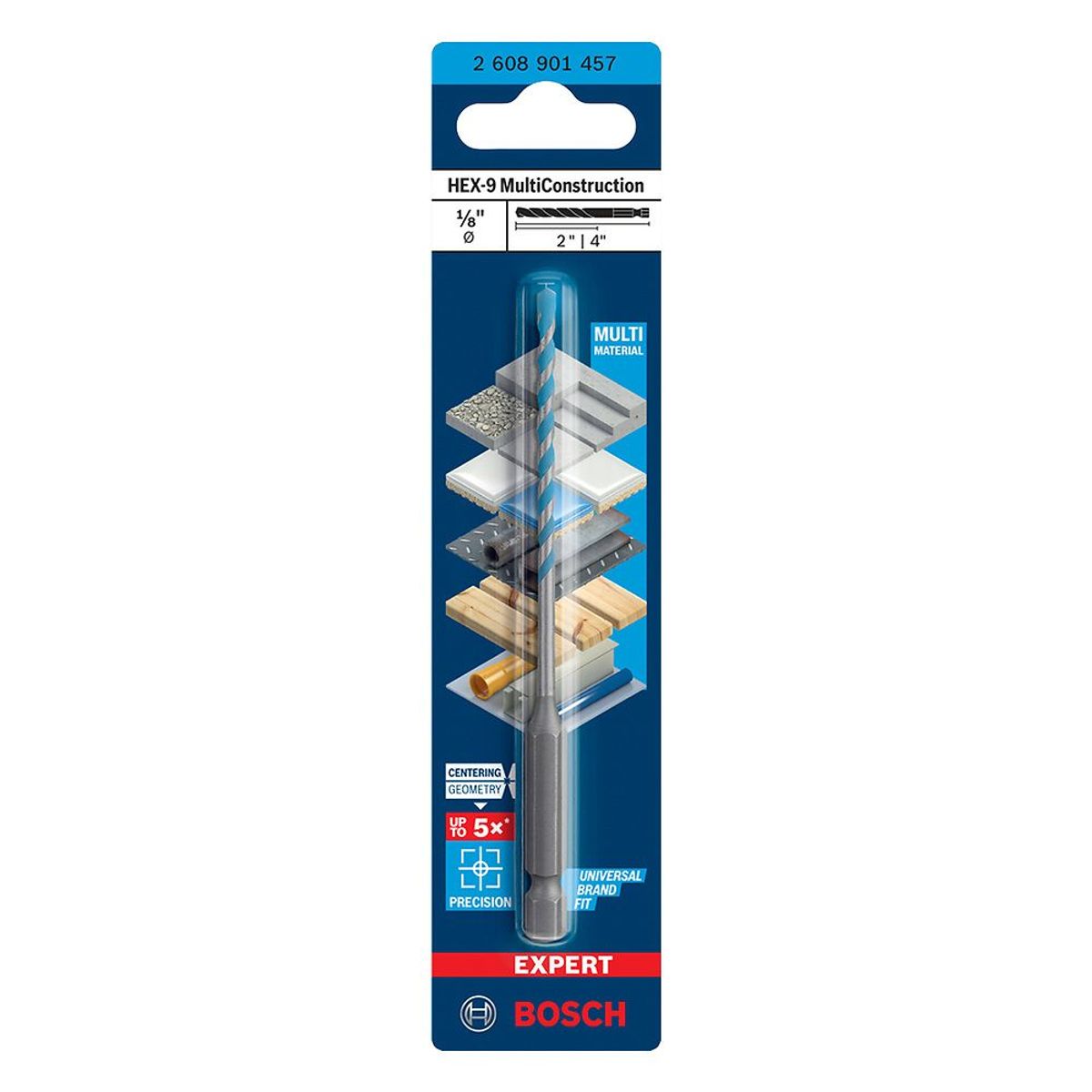 BOSCH - Broca MultiConstruction HEX-9 1/8"x2"x3" Bosch Expert 2608.901.457-000