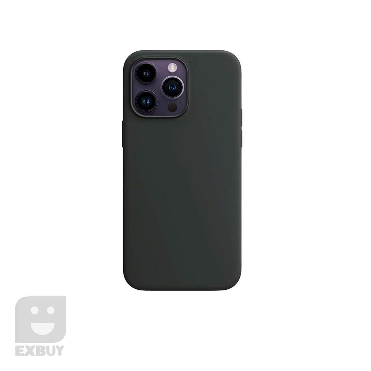 GENERICO - Funda Case Silicone Color Negro para iPhone 13 - EXBUY.