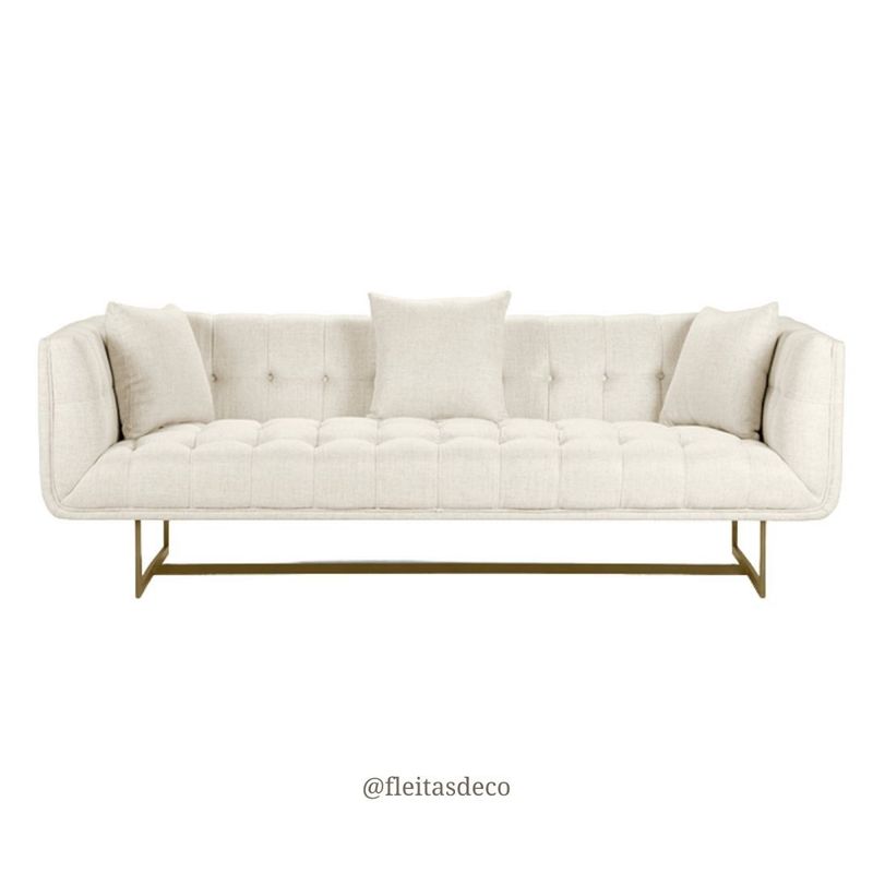GENERICO - SOFA CAPITONEADO DONNA 3 CUERPOS