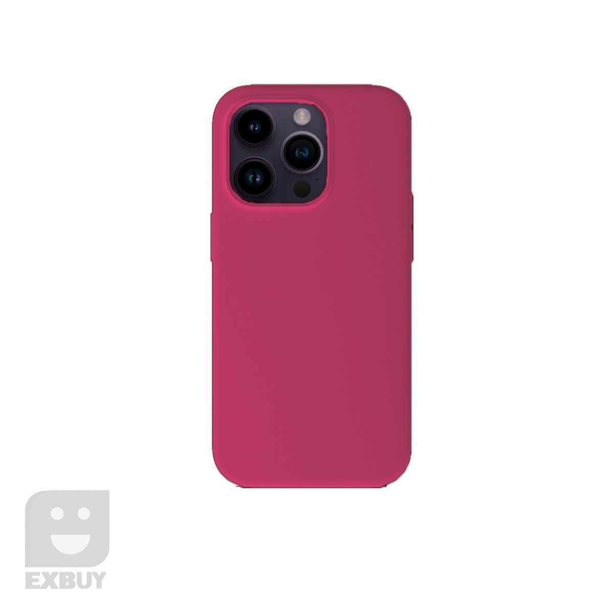 GENERICO - Funda Case Silicone Color Vino para iPhone 14 Pro Max - EXBUY.